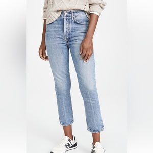 AGOLDE Riley Straight in Emulsion